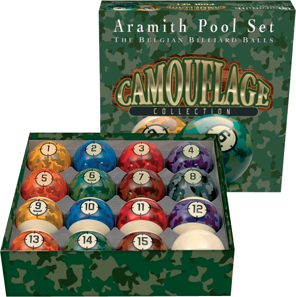 Aramith Camouflage Ball Set | Golden Break Billiards